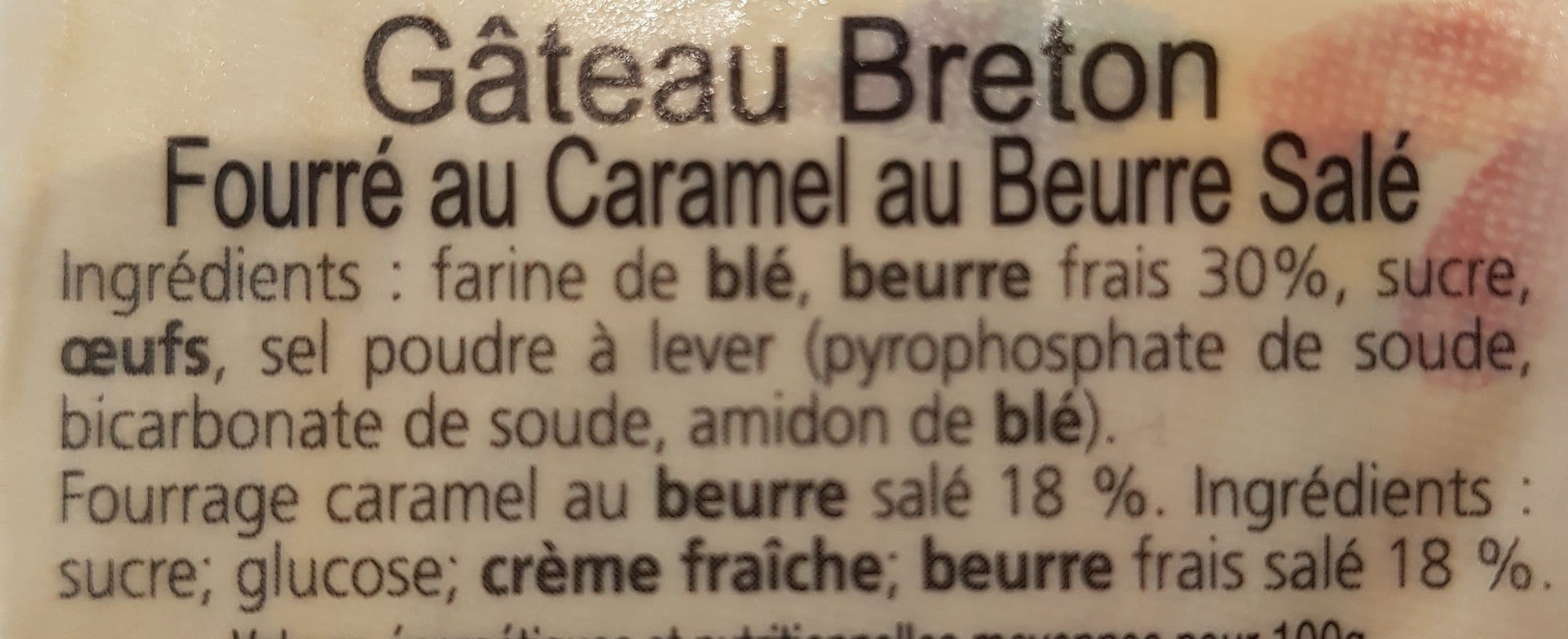 Guillemot Gâteau Breton Fourré Caramel au Beurre Salé packshot