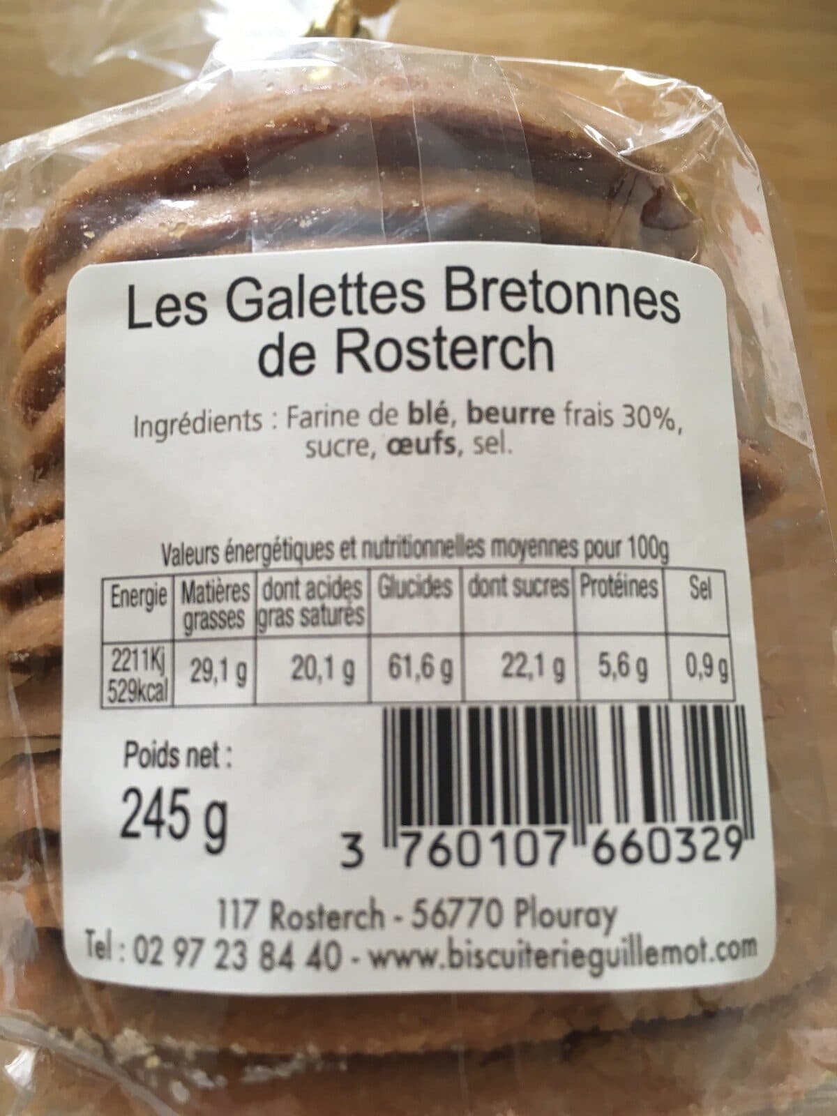 Open Food Facts Galettes bretonnes packshot