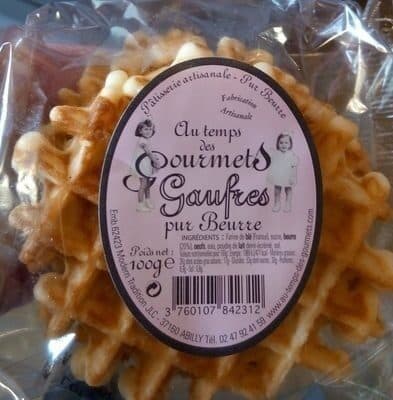 Au Temps des Gourmets Gaufres Pur Beurre packshot