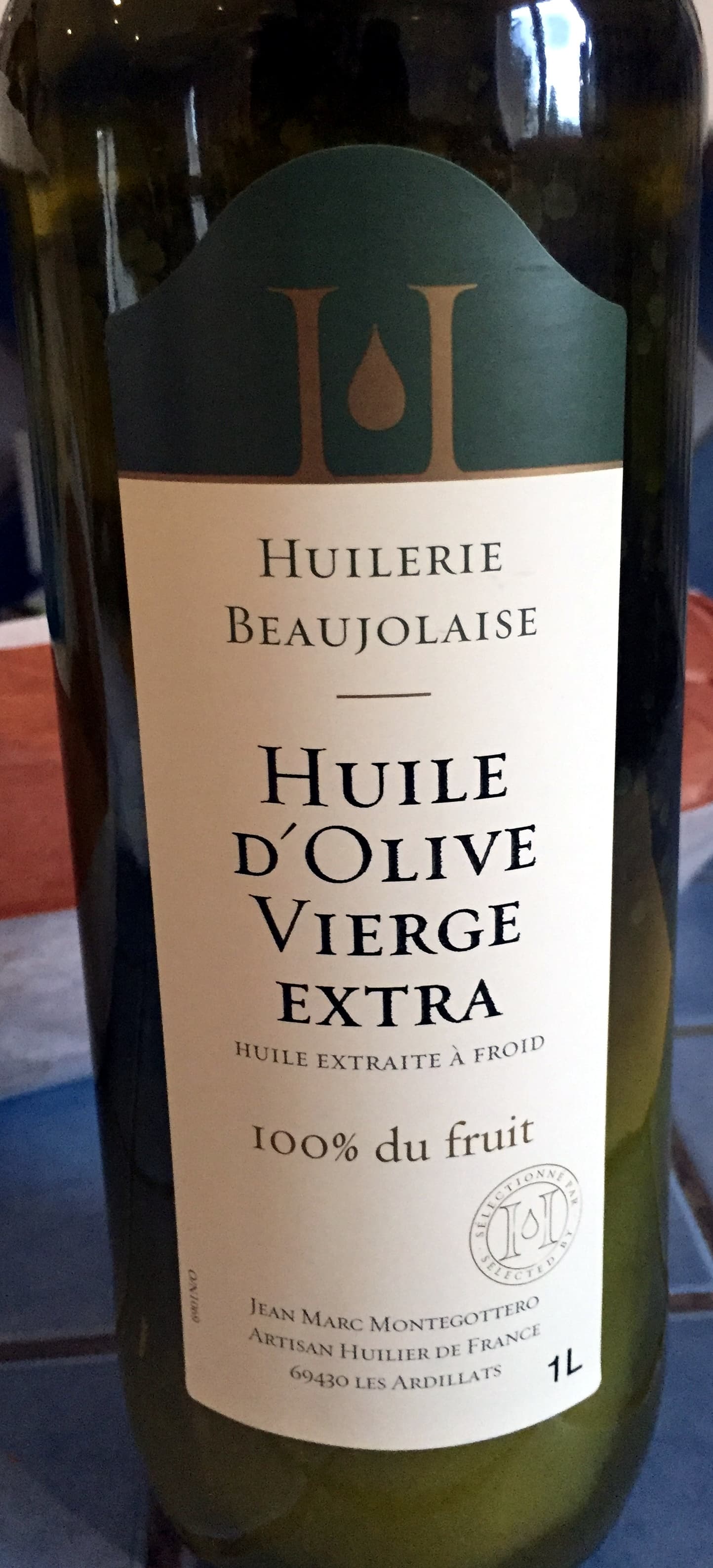 Huilerie Beaujolaise huile d'olive vierge extra packshot