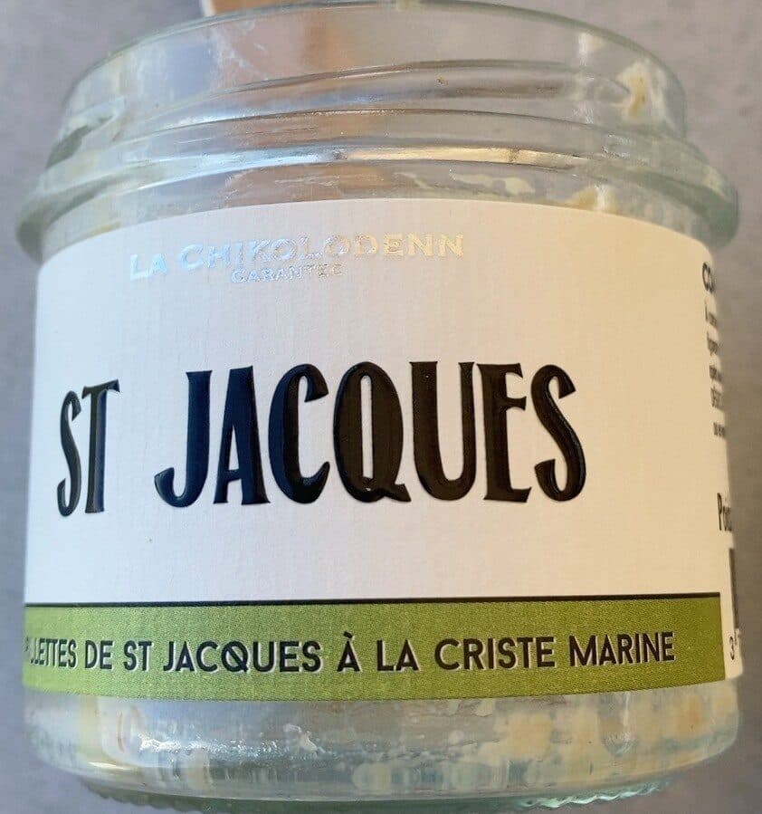 La Chikolodenn Rilkettes de Saint Jacques à la criste Marine packshot