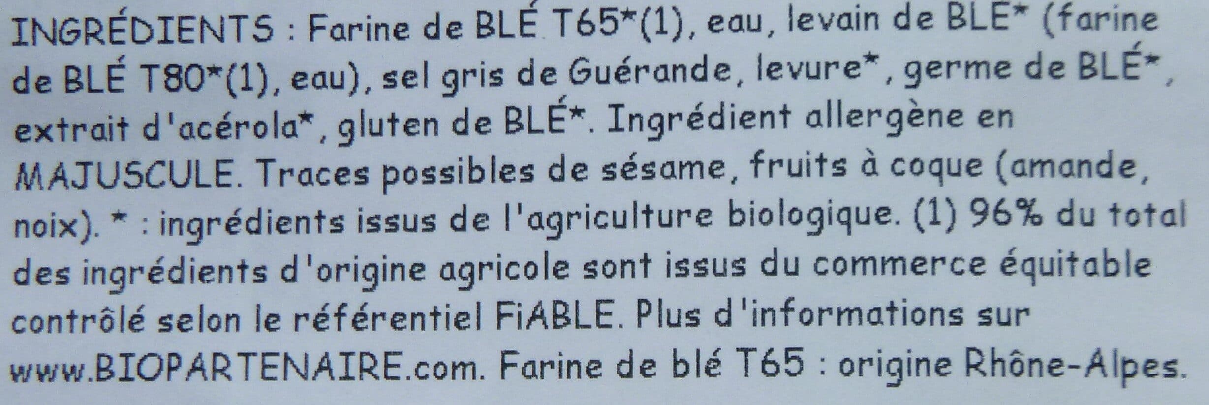 Les Tranchés de Robin du Bio Pain bio tranché Alpages packshot