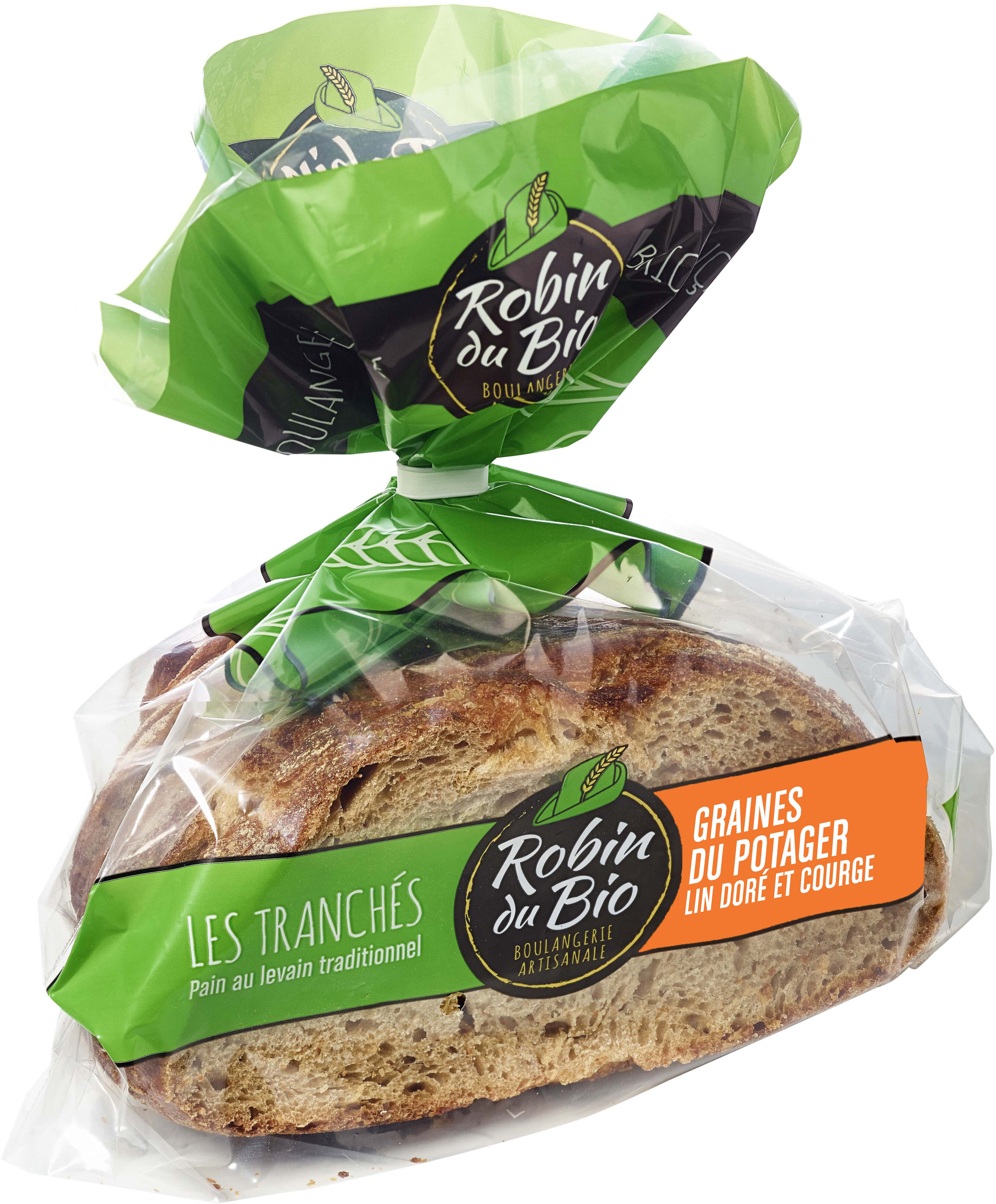 Pain De Bellebone Pain bio tranché graines du potager packshot
