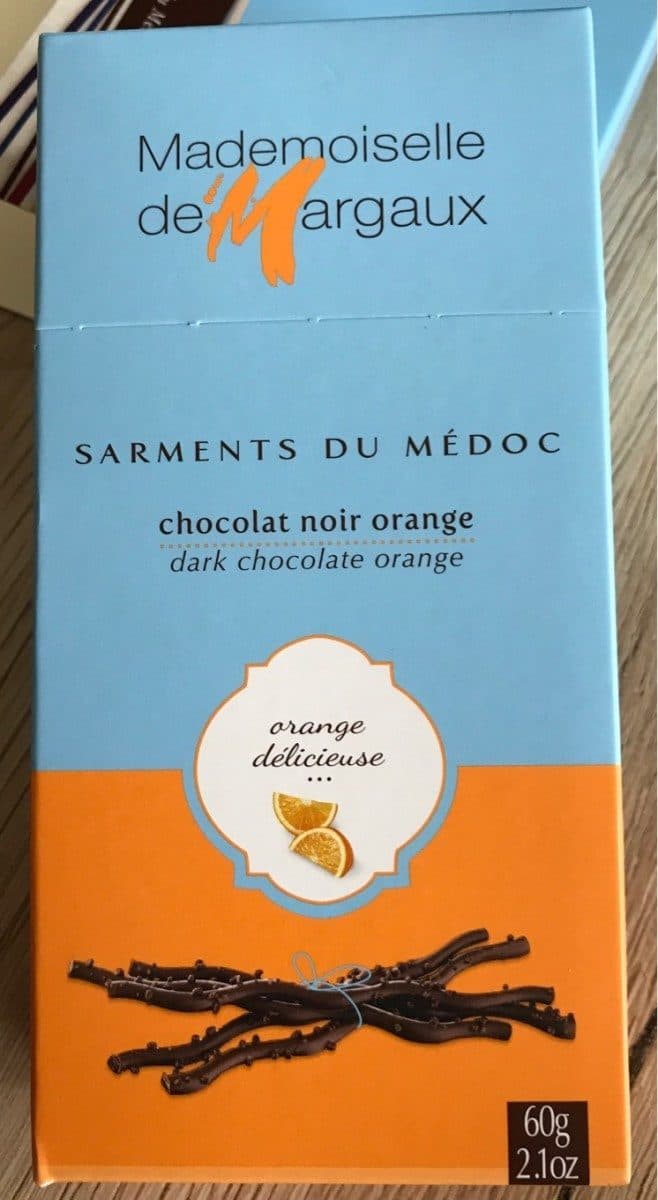 Mademoiselle De Margaux Brins De Chocolat Noir à L'arôme Naturel D'orange packshot