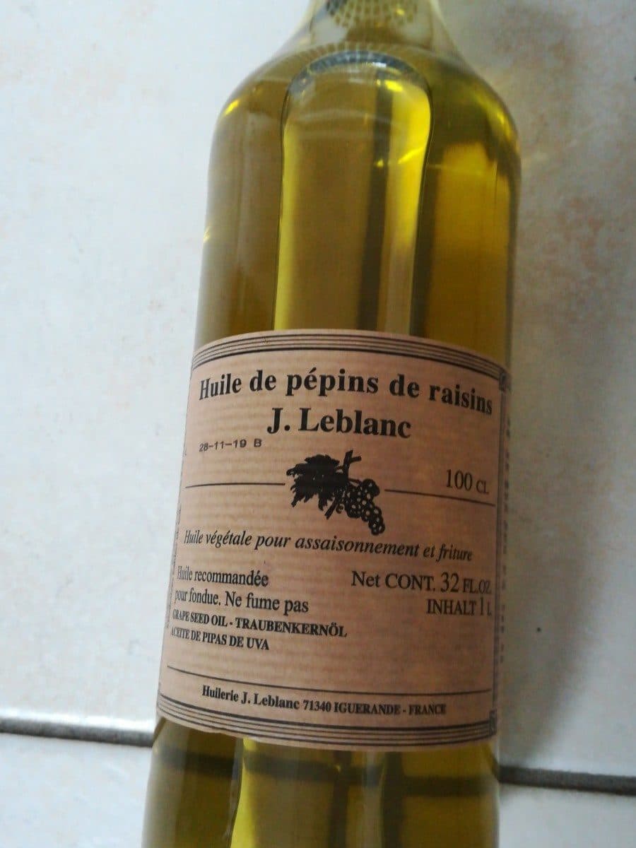 J. Leblanc Huile de pépins de raisins packshot