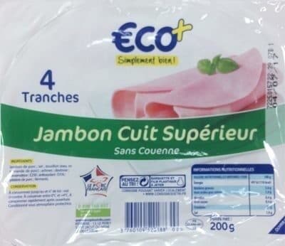 Eco+ Jambon blanc packshot
