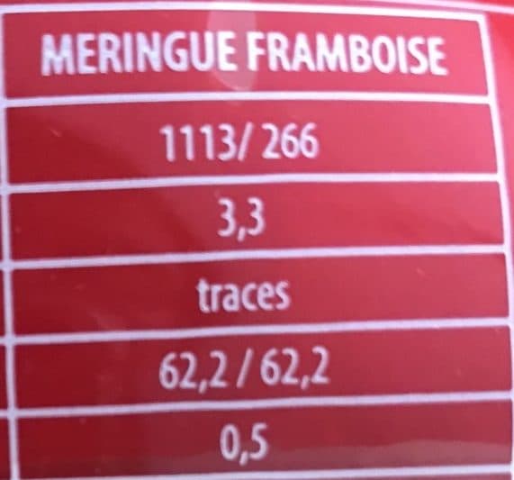 La Ferme de Ramée Meringues packshot