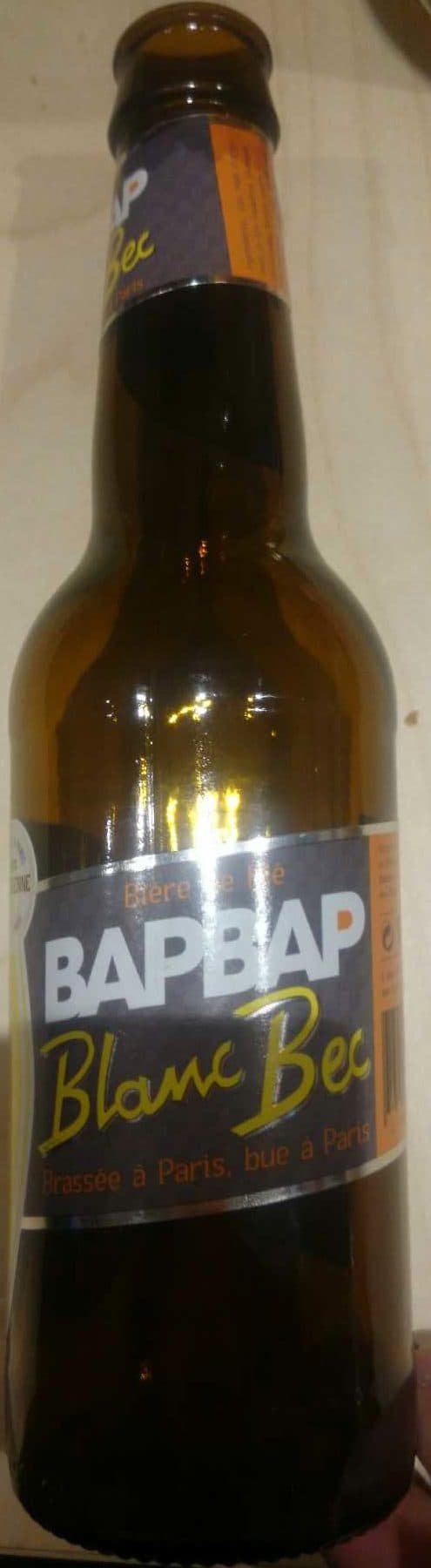 Brasserie BAPBAP Blanc Bec packshot