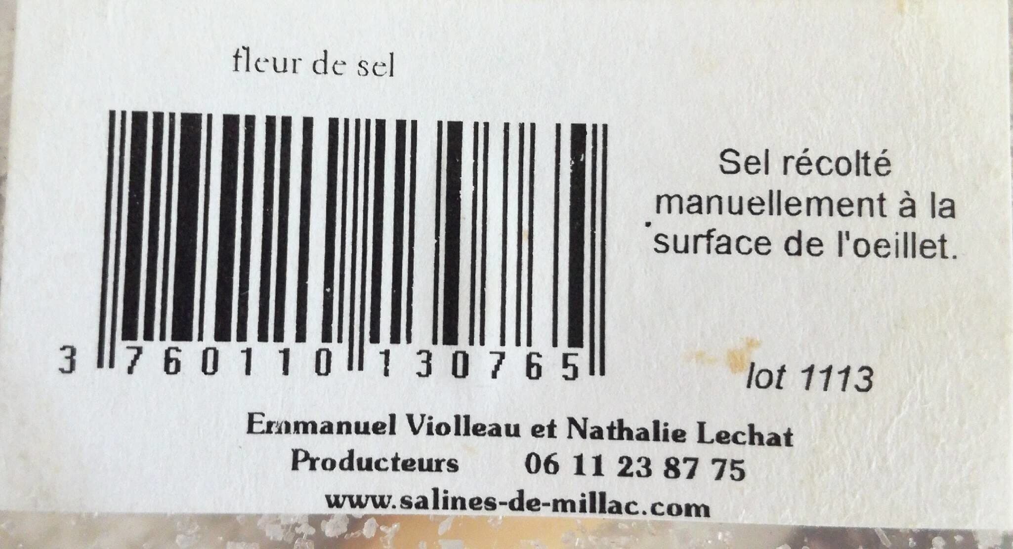 Open Food Facts Fleur de Sel packshot