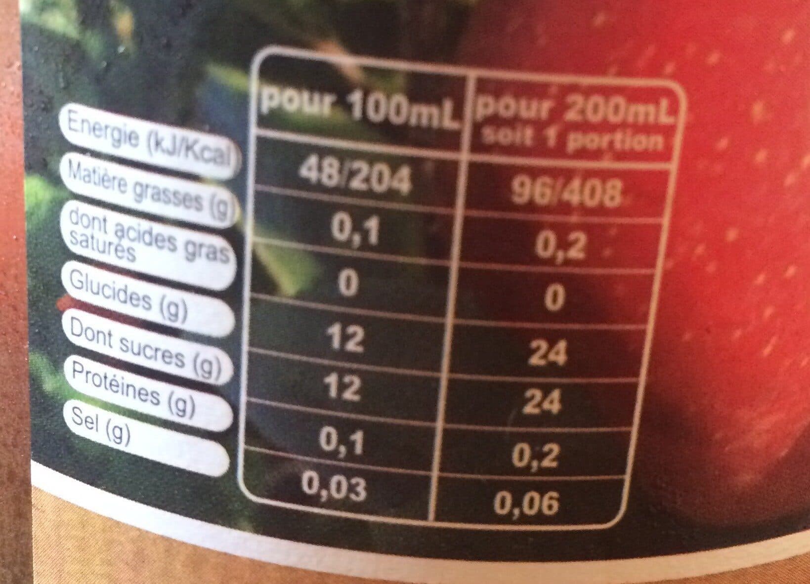 Vergers de Vendée Pur jus de pommes packshot