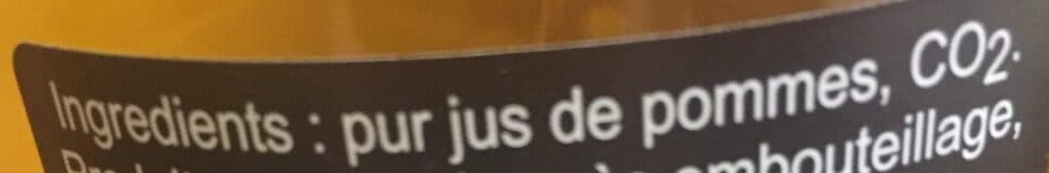 Vergers de vendee Jus de pomme pétillant packshot