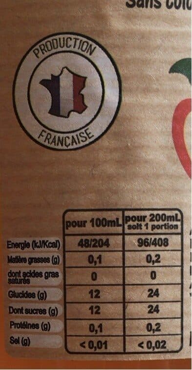 Open Food Facts Pur jus de pommes packshot