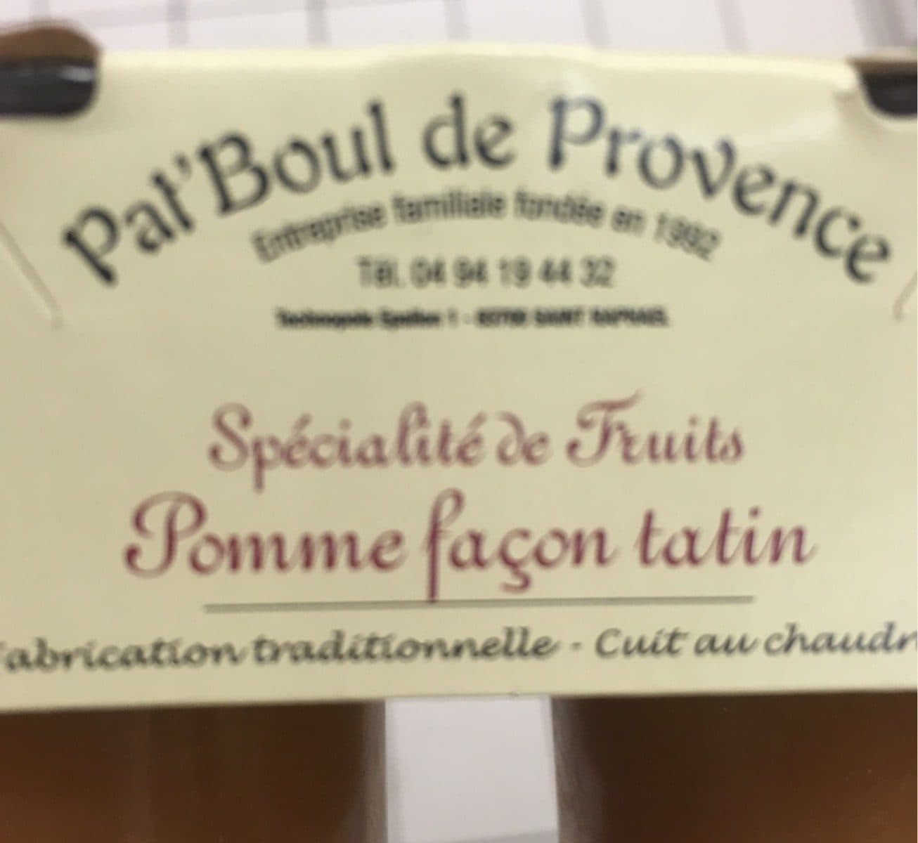 Open Food Facts Pomme facon tatin packshot