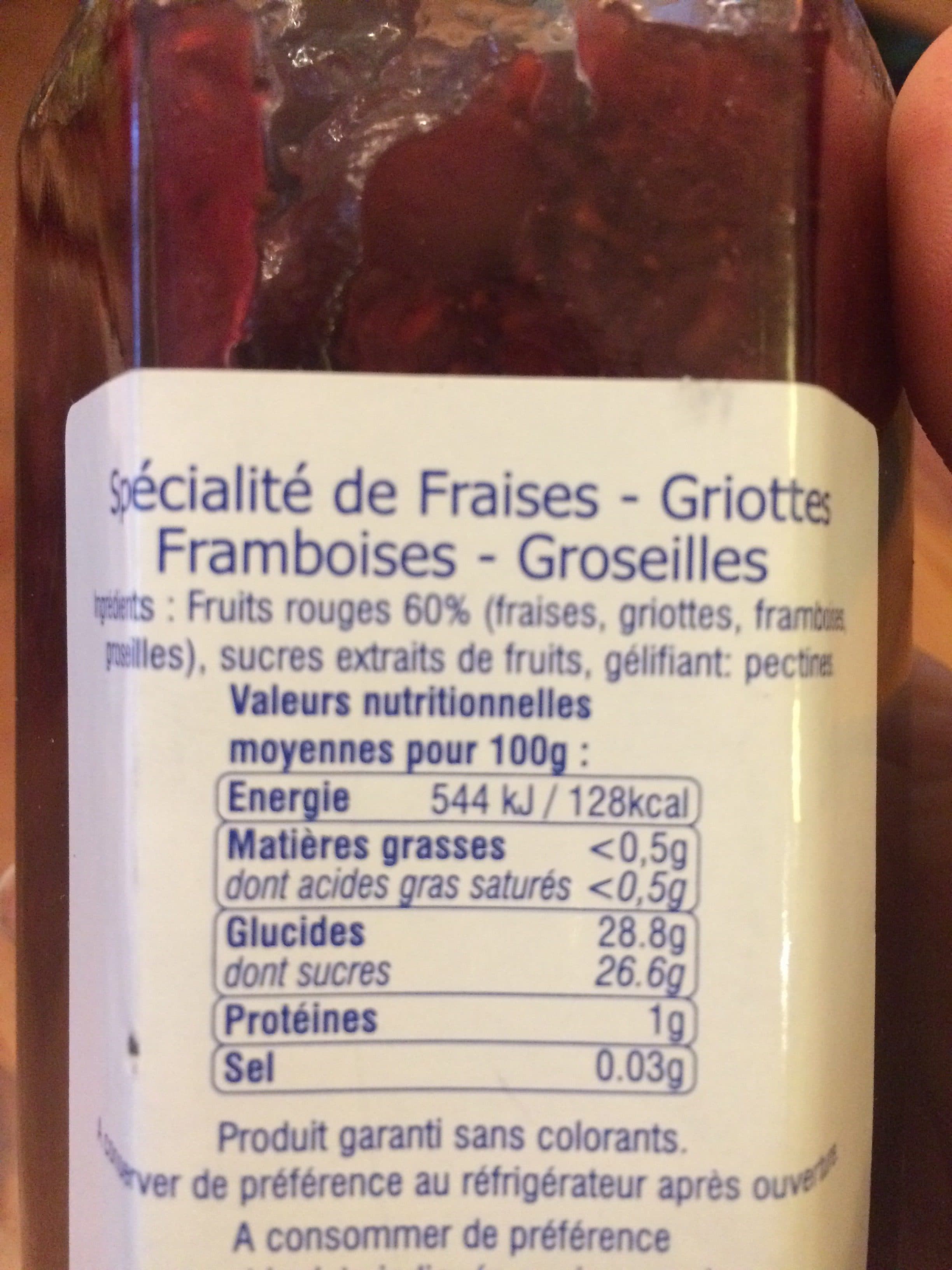 Pat’boul De Provence Confiture Fraises Griottes Framboises Groseilles packshot