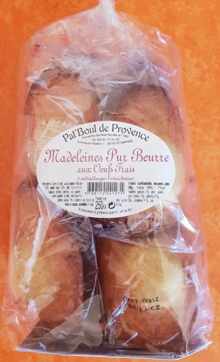 Open Food Facts Madeleines pur beurre aux oeufs frais packshot