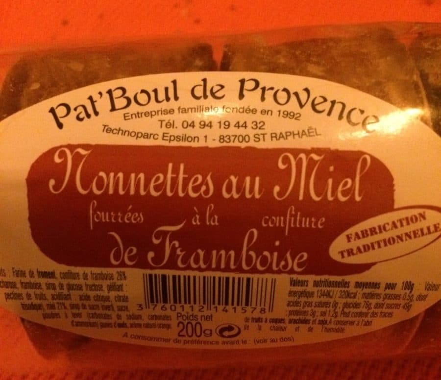 Pat'Boul de Provence Nonettes au miel packshot