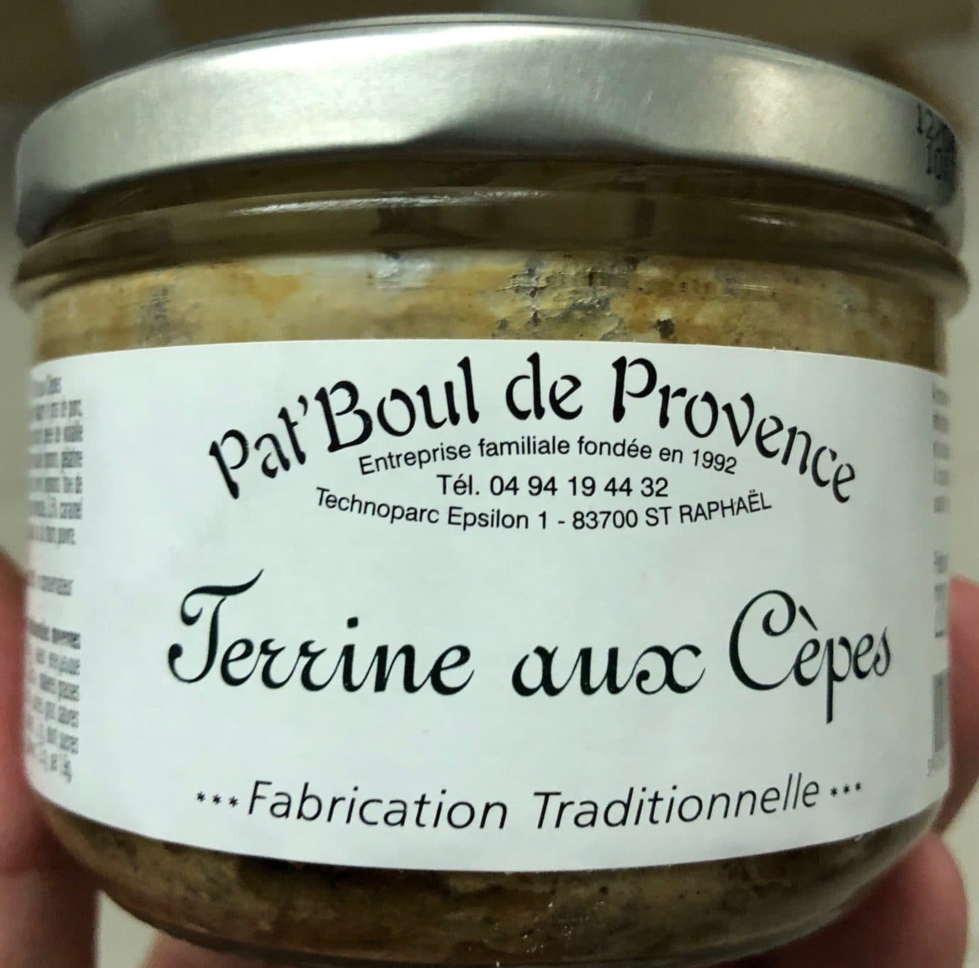 Pat’Boul de Provence Terrine aux Cèpes packshot