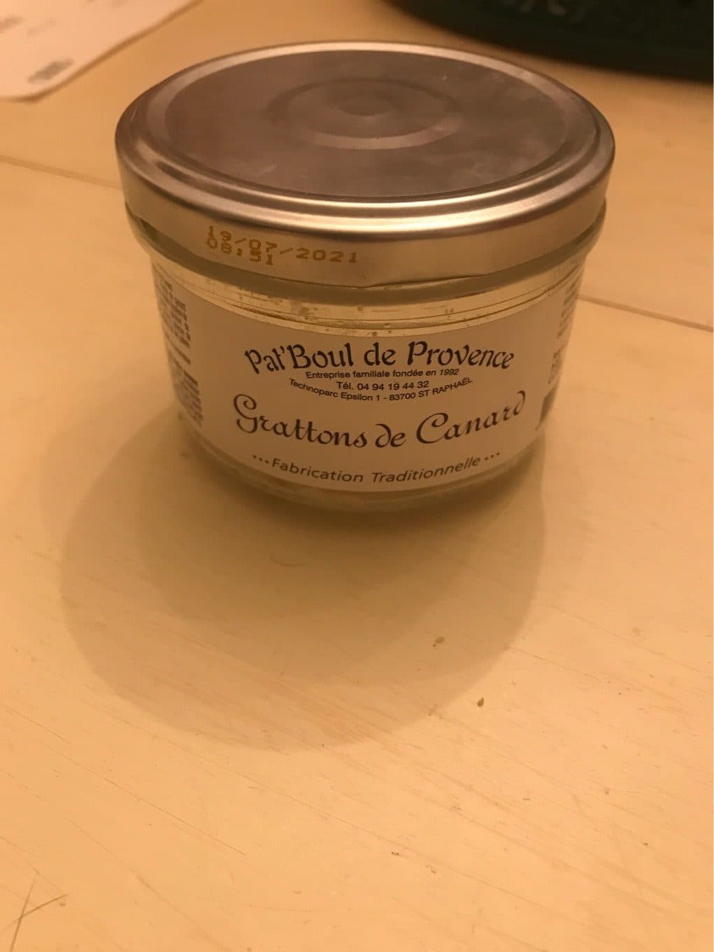 Pat’boul De Provence Grattons de canard packshot