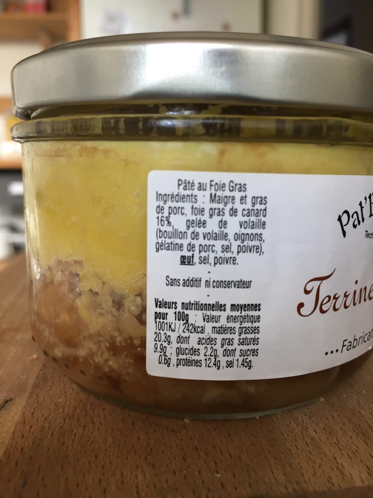 Open Food Facts Terrine au foie gras packshot