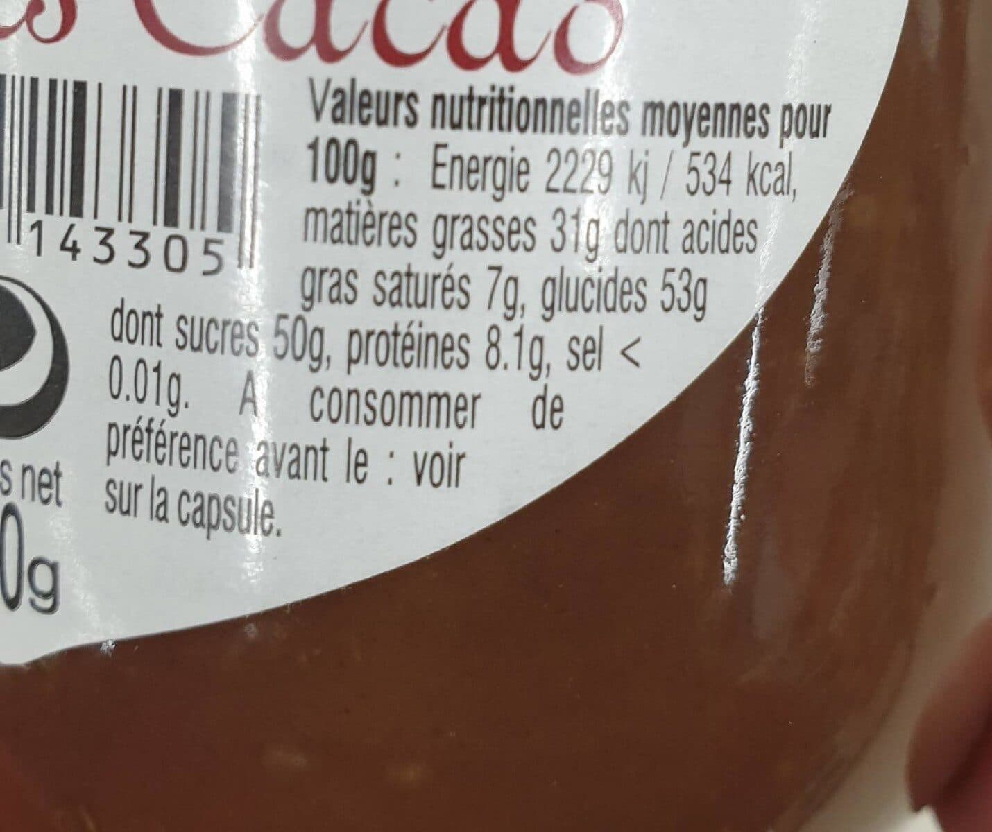 Pat'Boul de Provence Tartinade noisette cacao packshot
