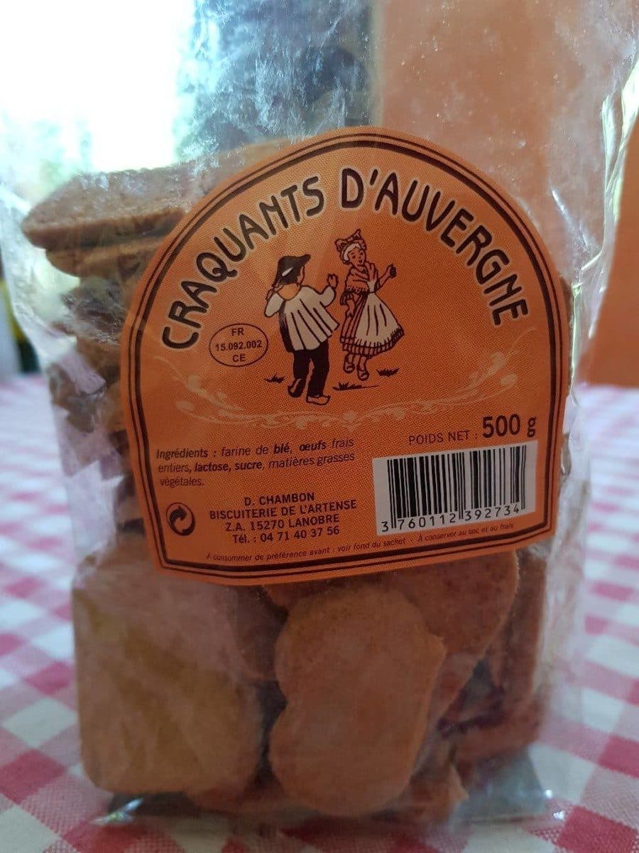 Open Food Facts Craquants d'Auvergne packshot