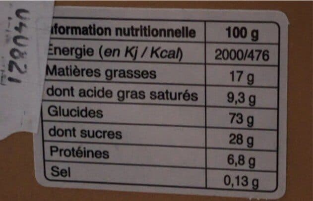 Open Food Facts Croquants d'Auvergne Framboise packshot