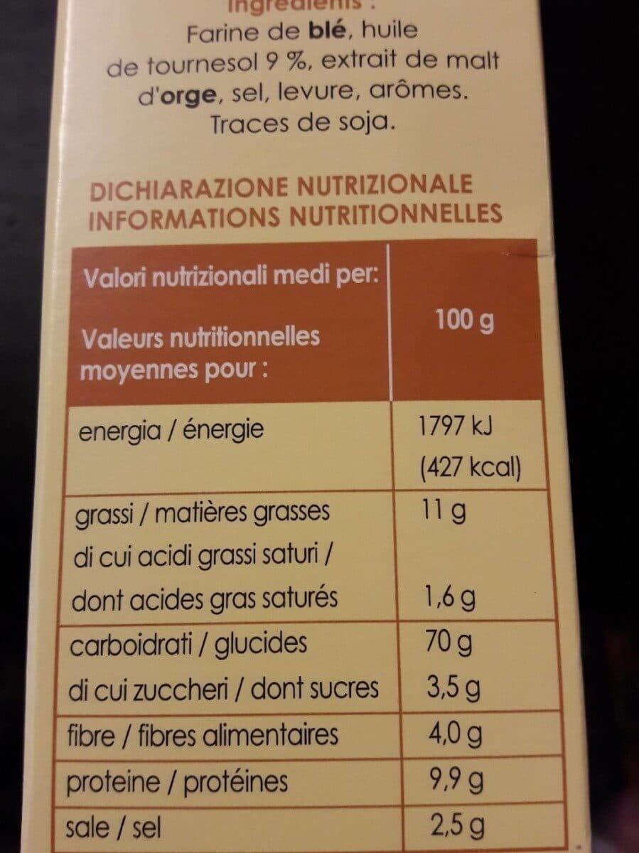 Tradizioni d italia GRISSINI Torinesi packshot