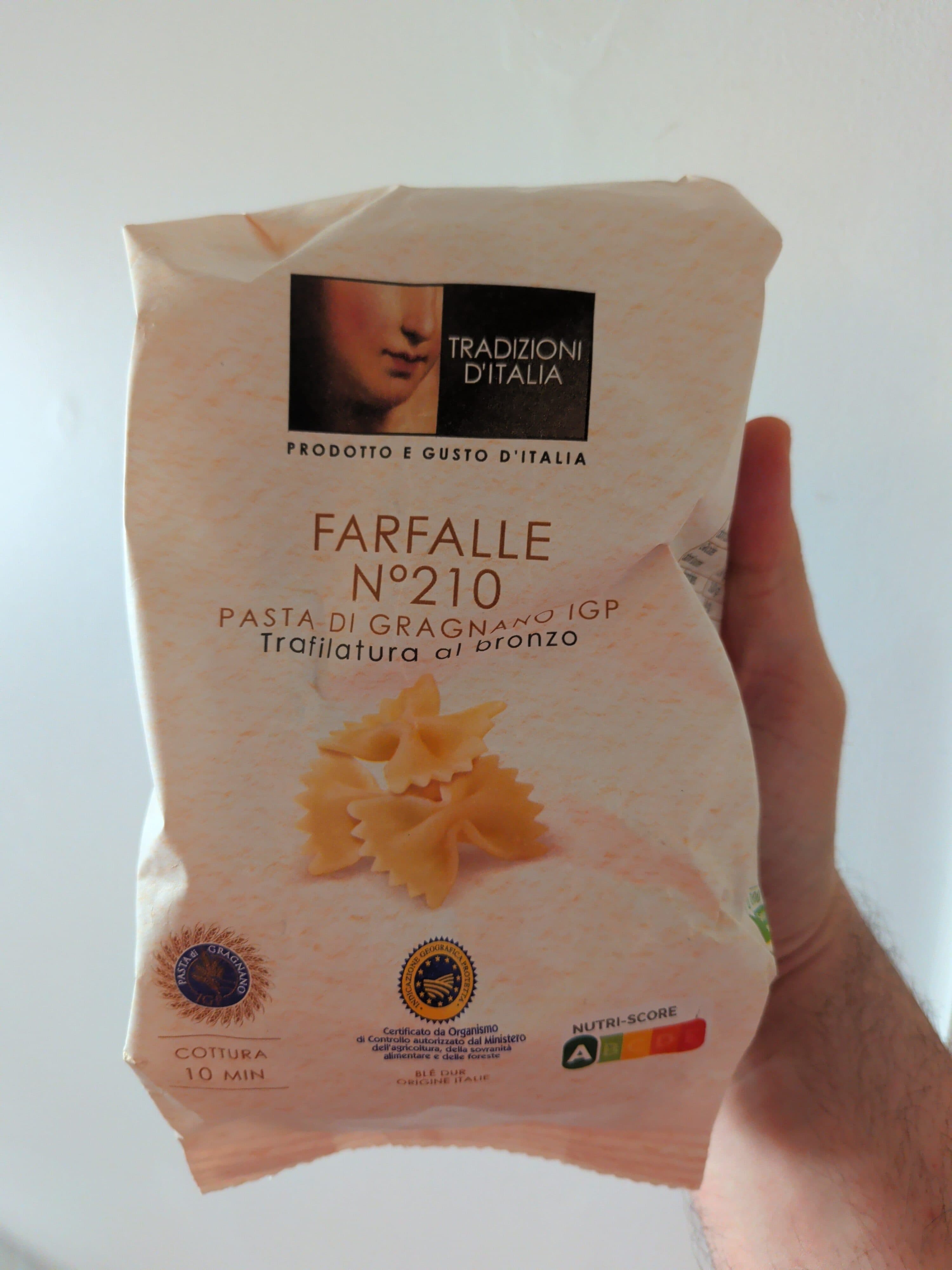 Tradizioni D'italia Farfalle packshot