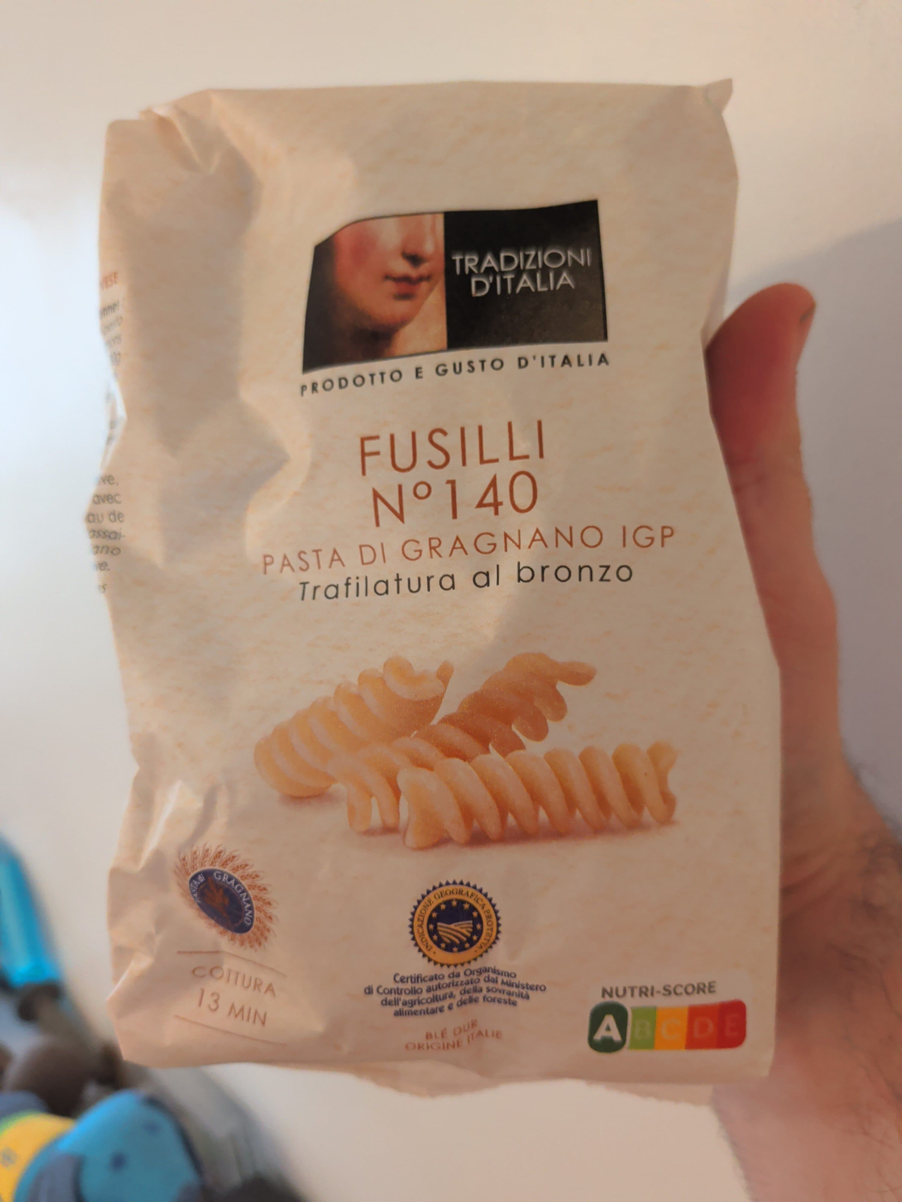 Tradizioni D'italia Fusilli n°140 packshot