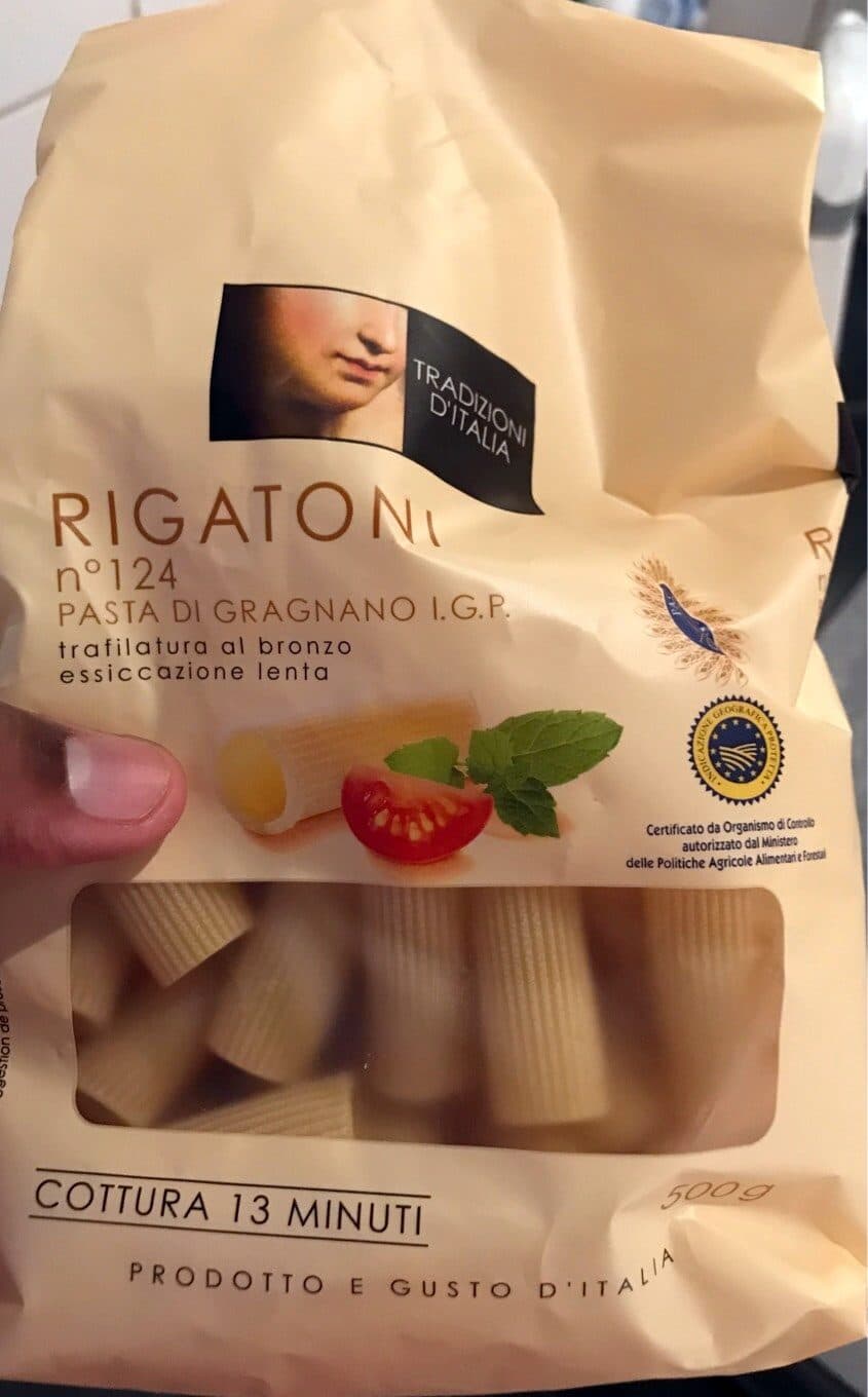 Tradizioni D’italia Rigatoni n°124 packshot