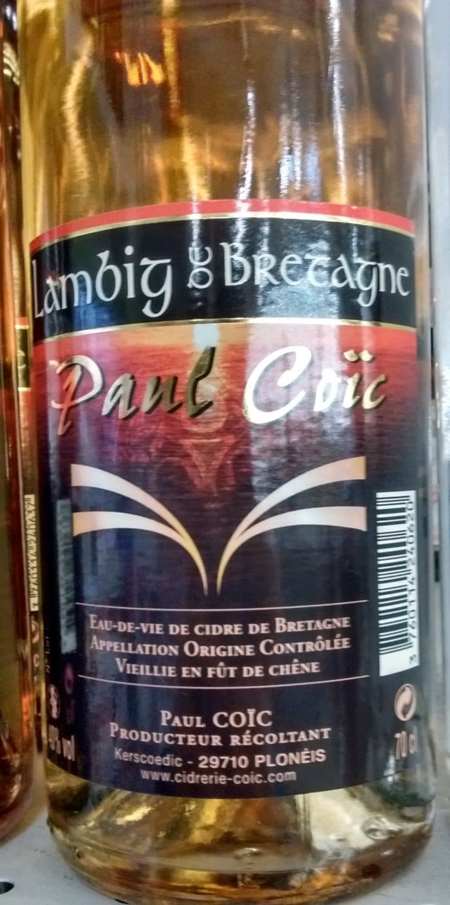 Paul Coïc Lambig de Bretagne packshot