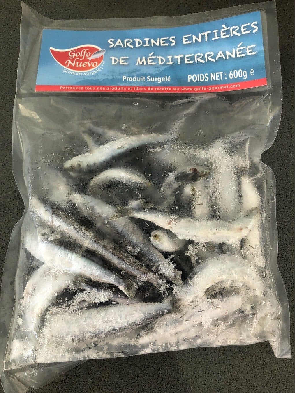 Golfo nuevo Sardines entières de Méditerranée packshot