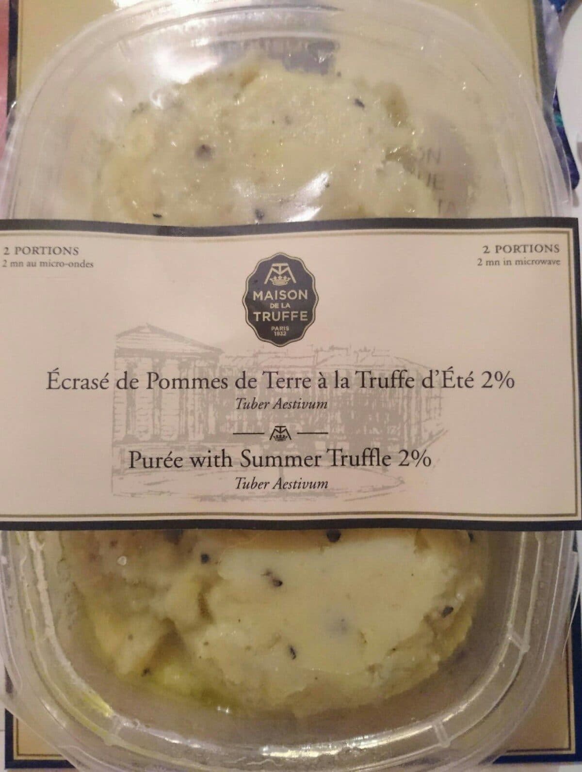 Open Food Facts Écrasé de Pommes de Terre à la Truffe D'été 2% packshot