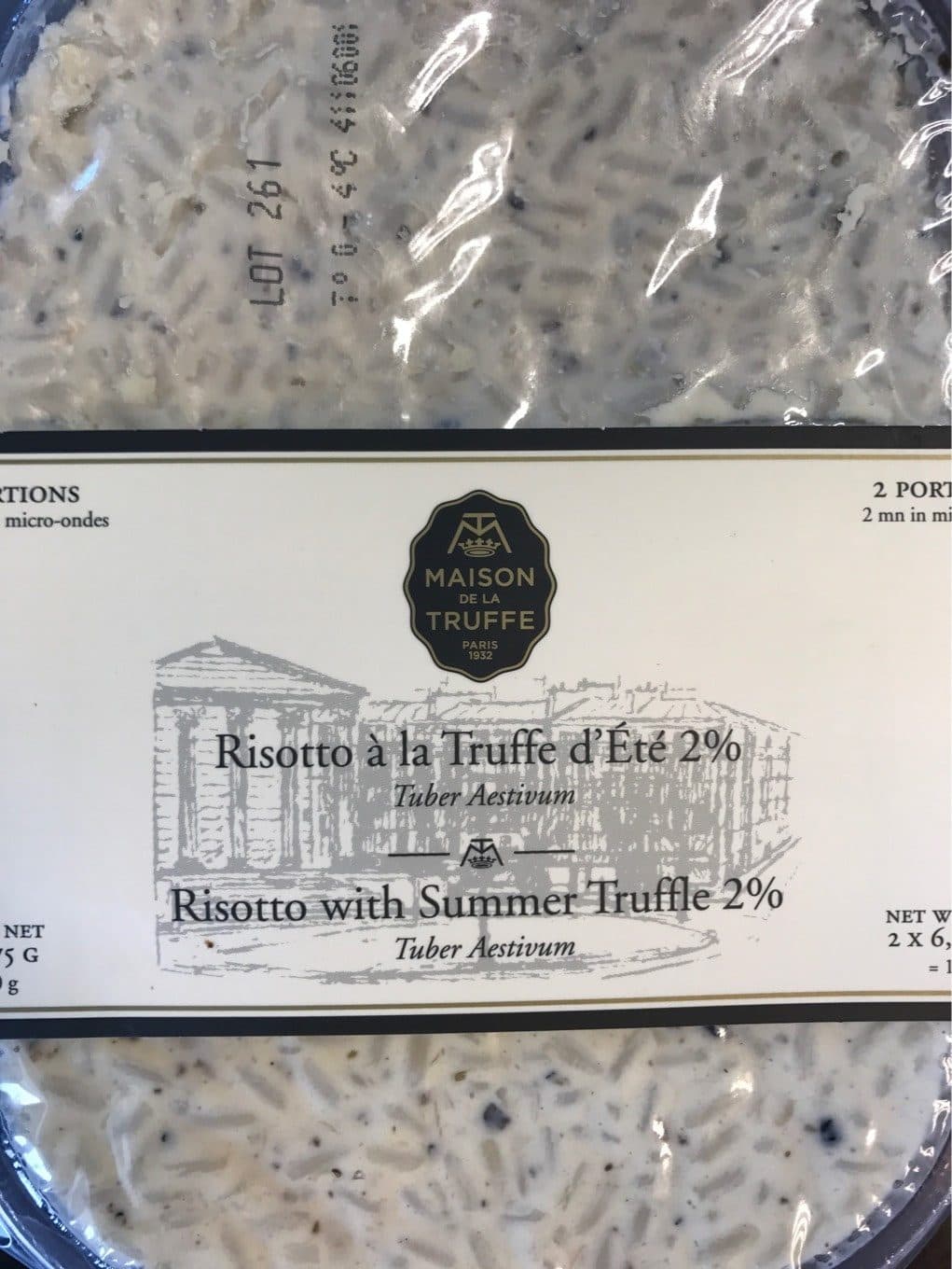 Maison De La Truffe Risotto à la Truffe packshot