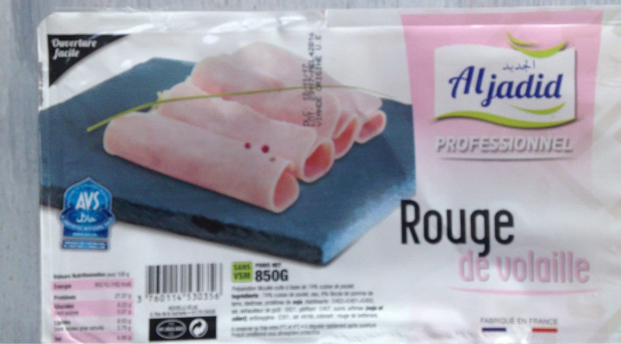 Al Jadid Rouge de Volaille packshot