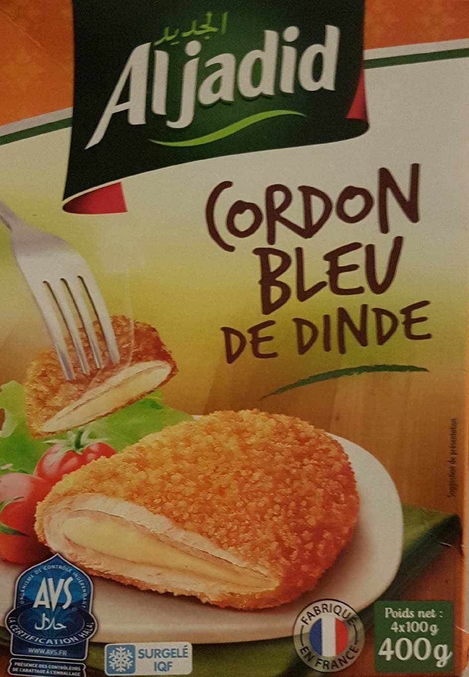 Al Jadid Cordon bleu de dinde packshot