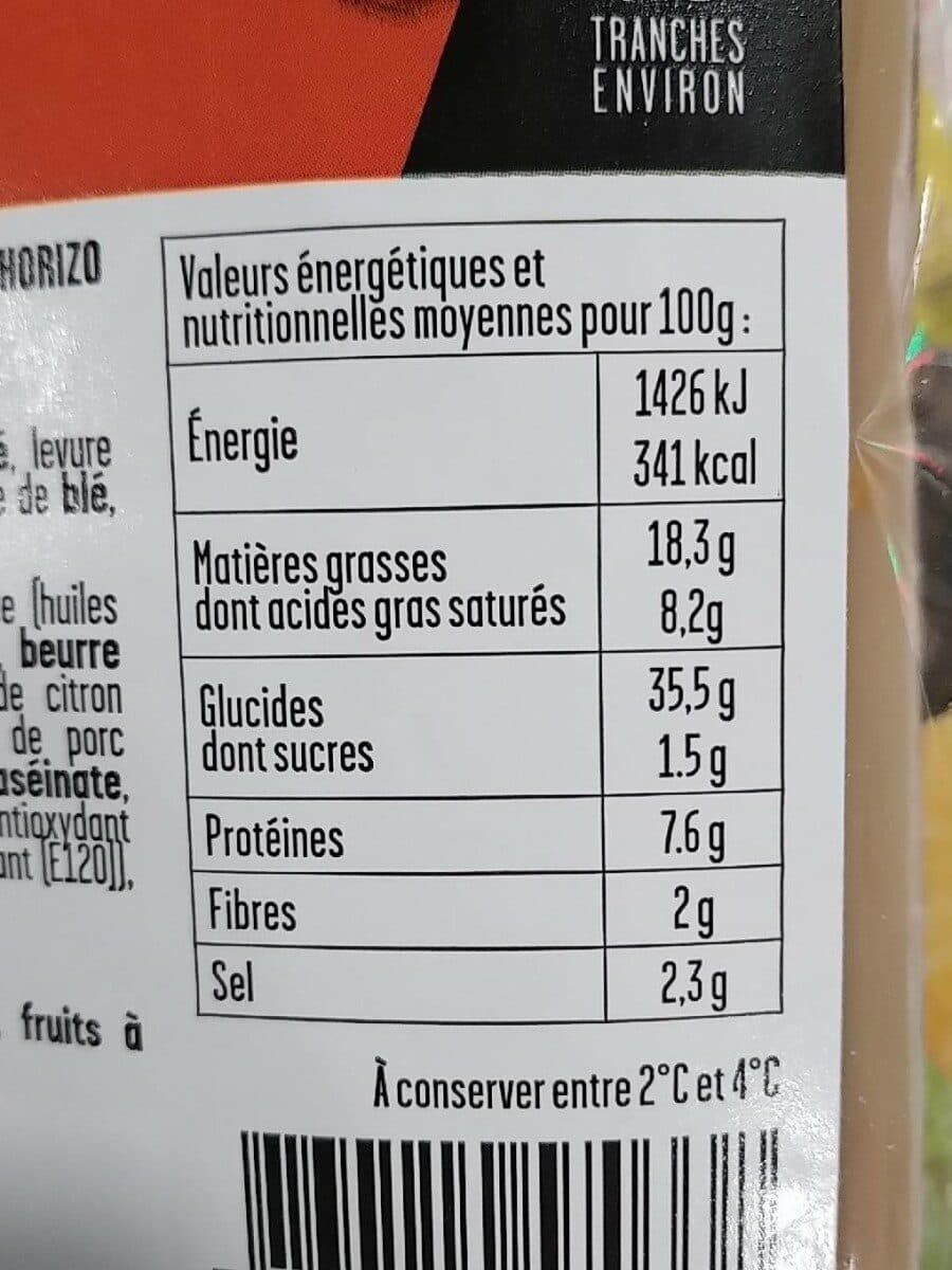 Paso Paso, Prefou chorizo, l'unite de 350 gr packshot