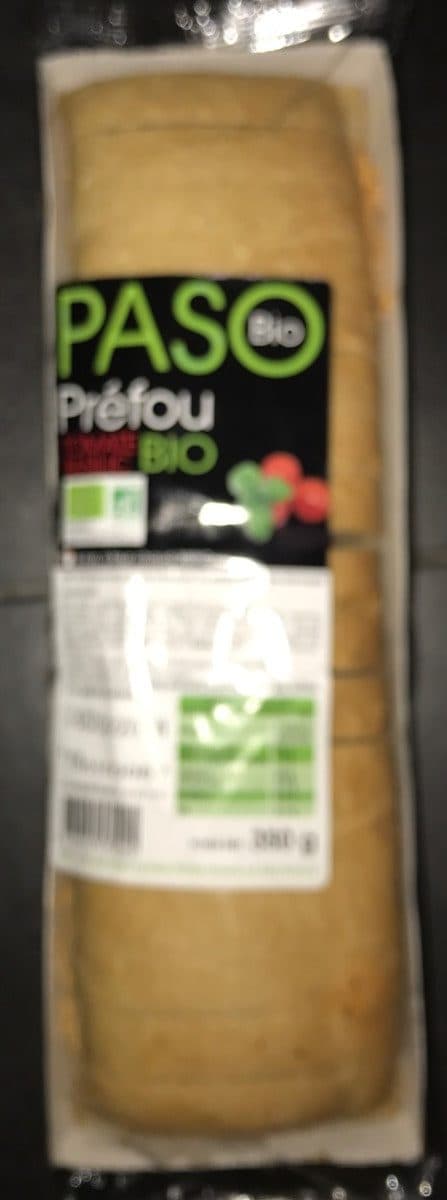 Paso Préfou bio tomate basilic Paso Traiteur packshot