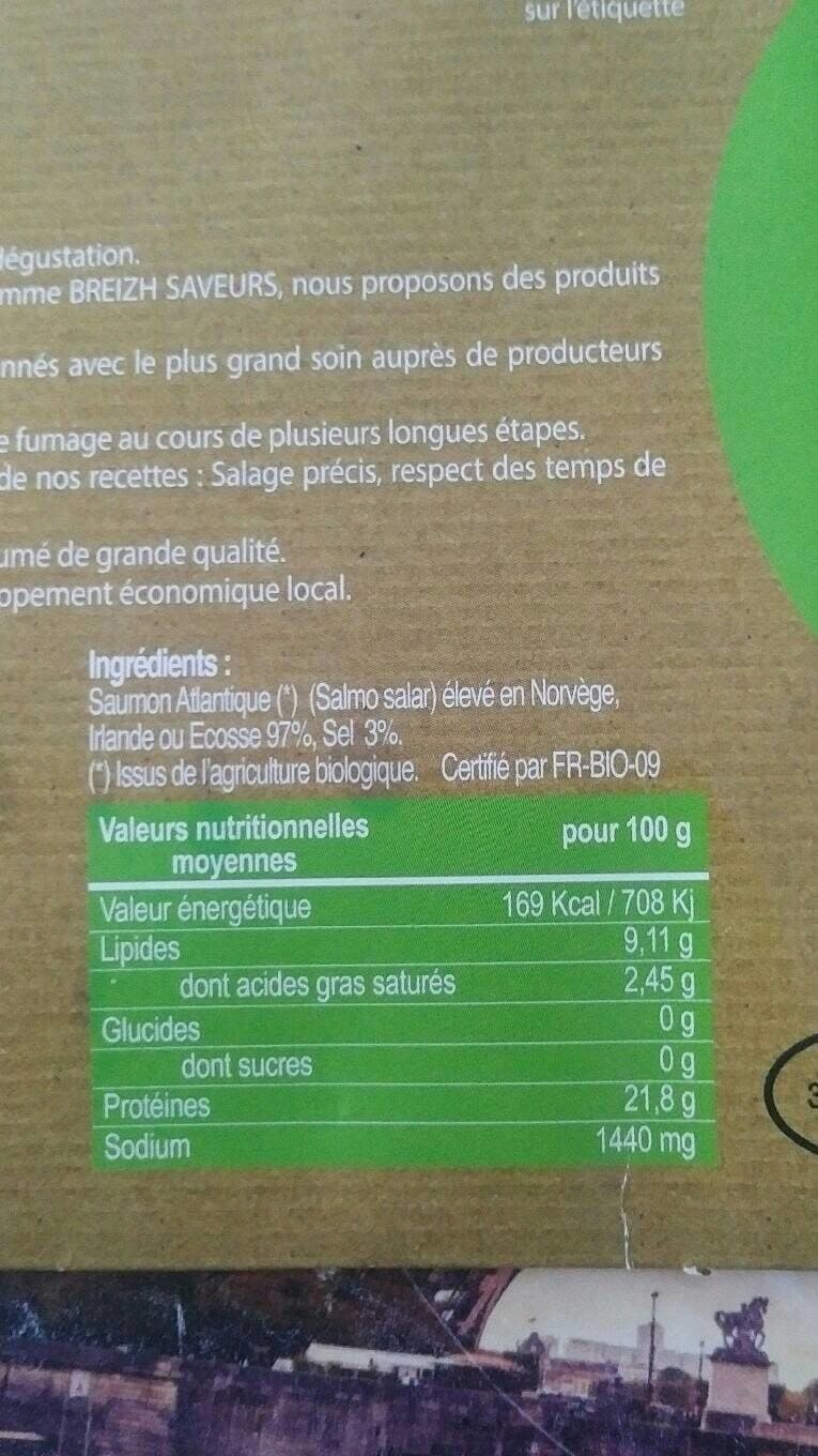 Celtic Fish Saumon fumé bio celtic selection packshot