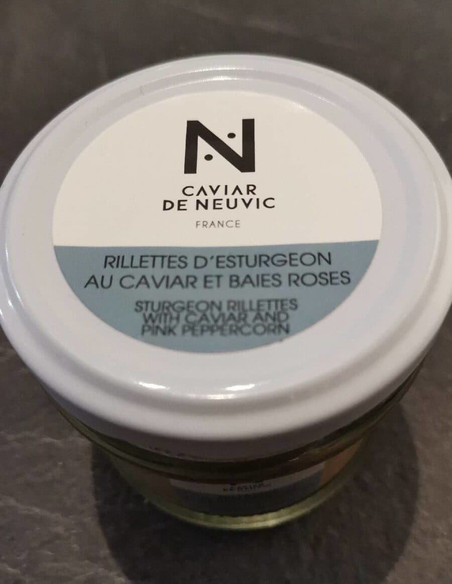 Open Food Facts Rillettes d'esturgeon au caviar et baies roses packshot
