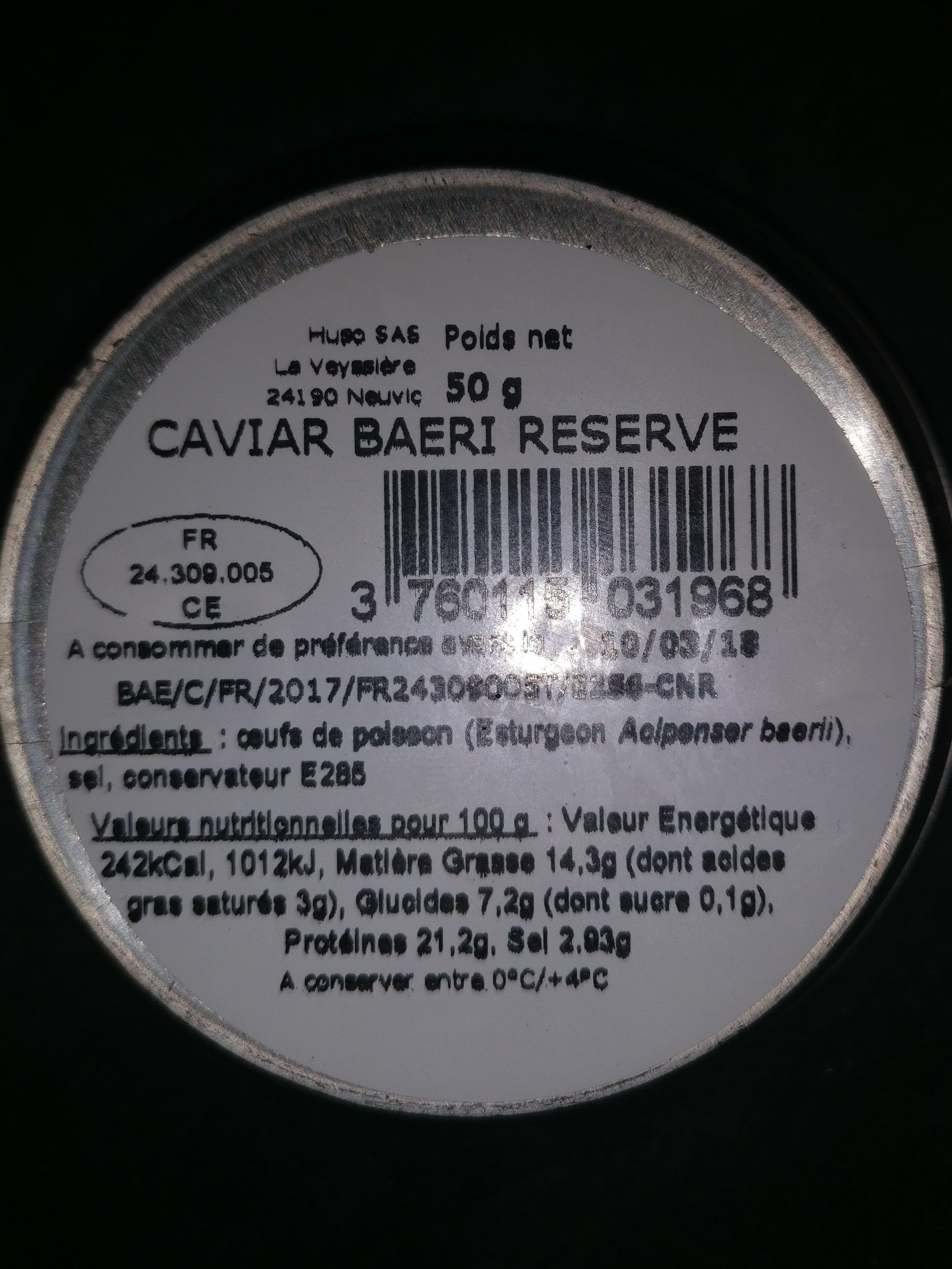 De L'isle Caviar packshot