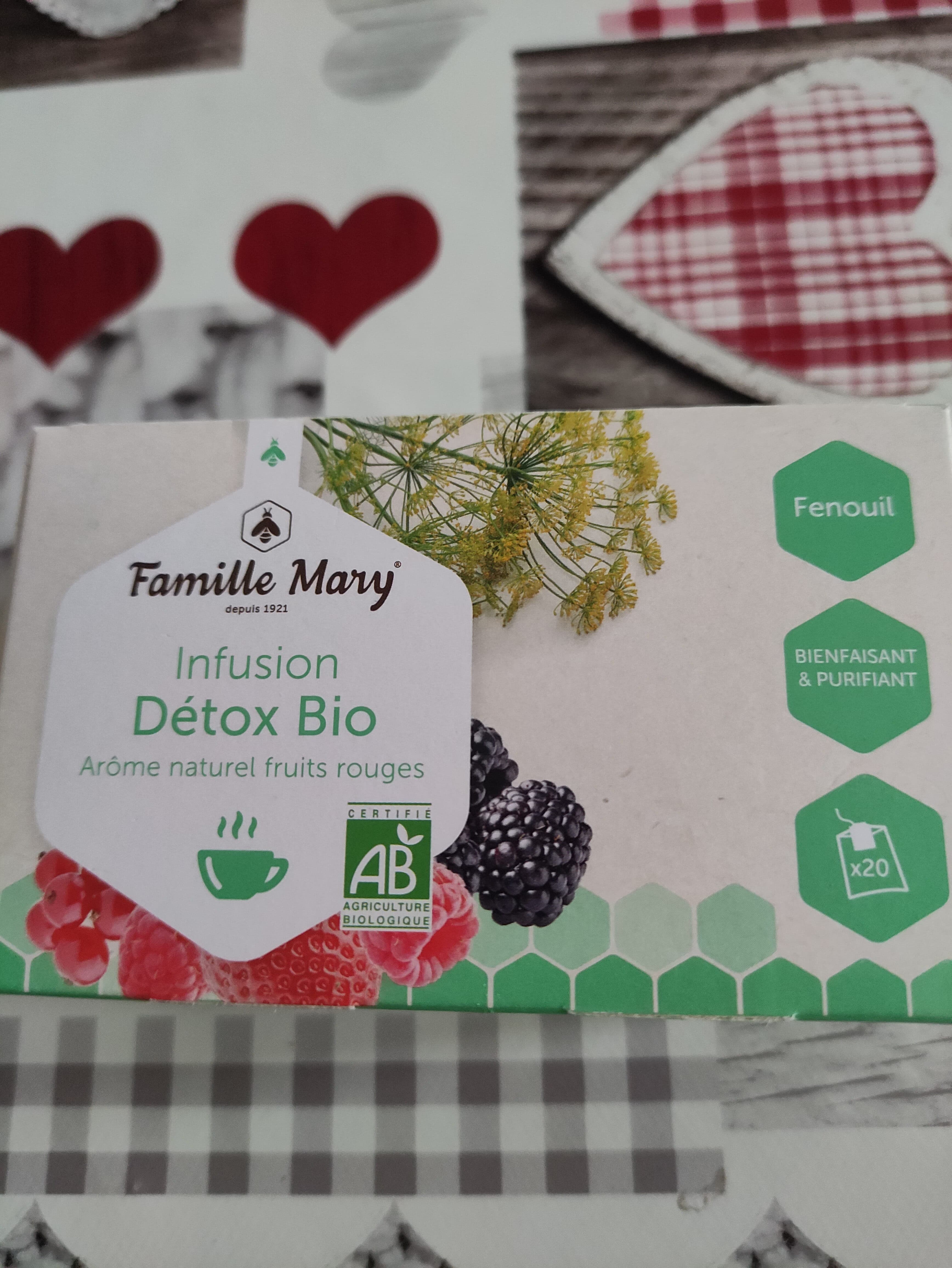 Famille mary Infusion detox bio packshot