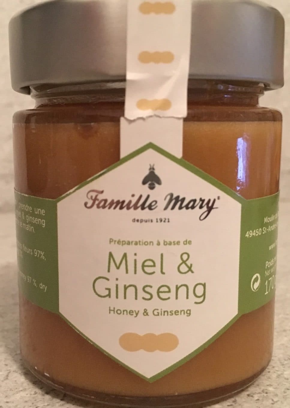 Famille Mary Miel & Ginseng packshot