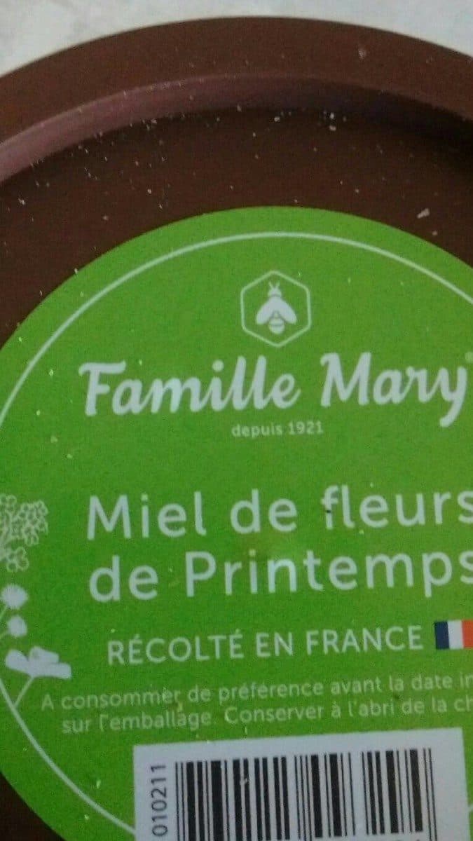 Famille Mary Miel de fleur de printemps packshot