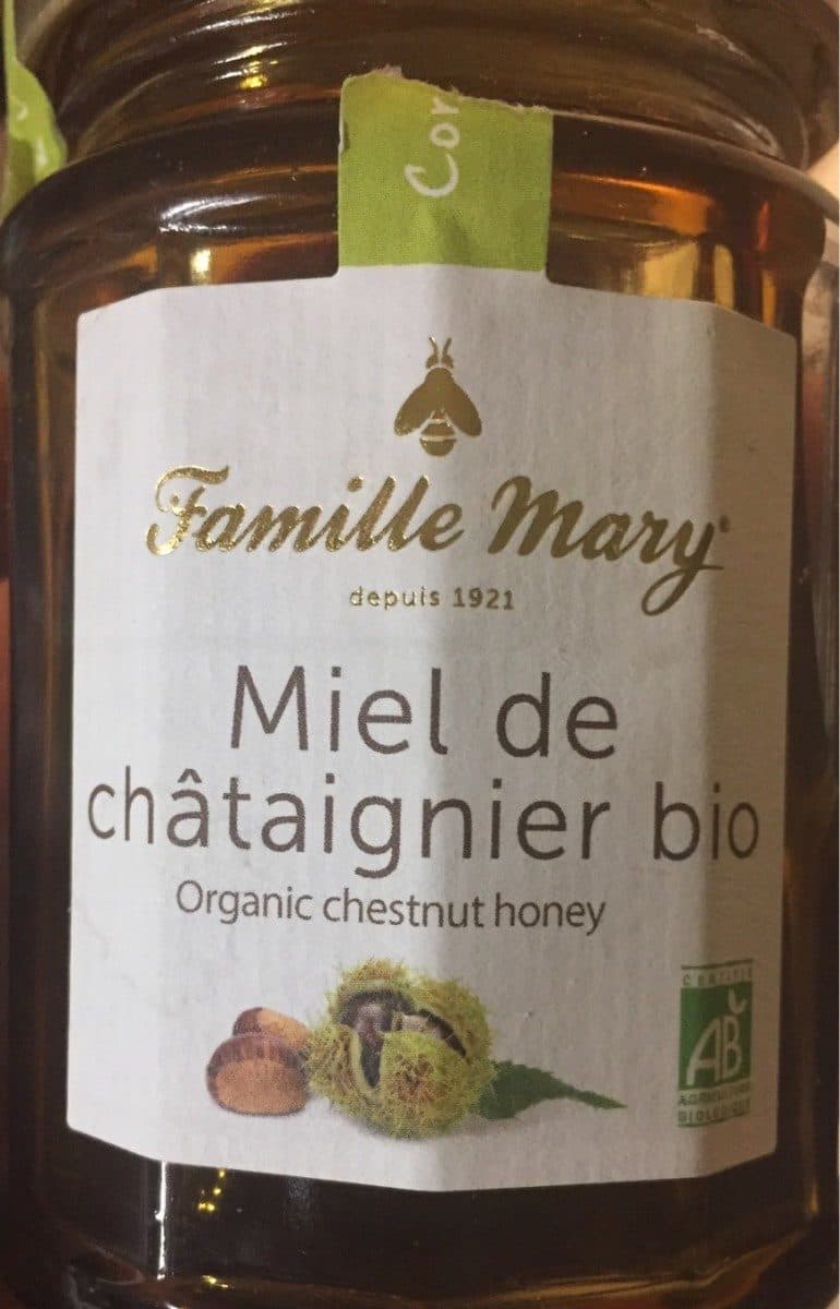 Famille Mary Miel de chataignier bio packshot