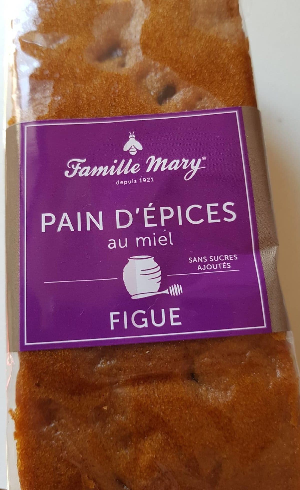 Famille Mary Pain d'épices au miel figue packshot