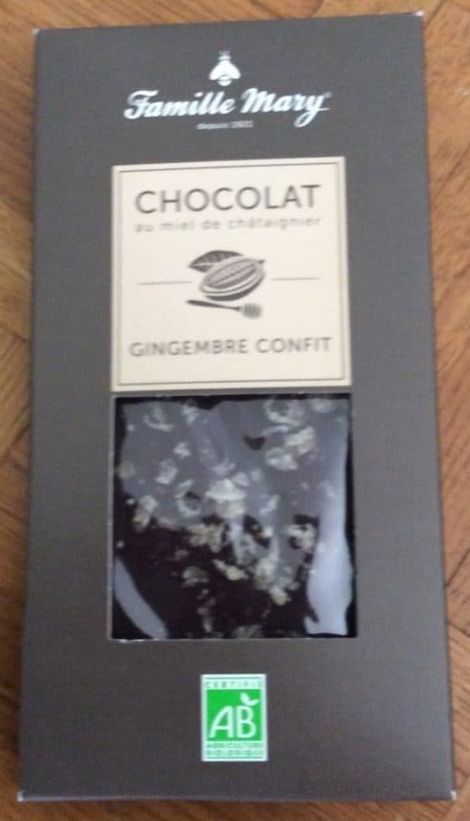 Famille Mary Chocolat gingembre confit packshot