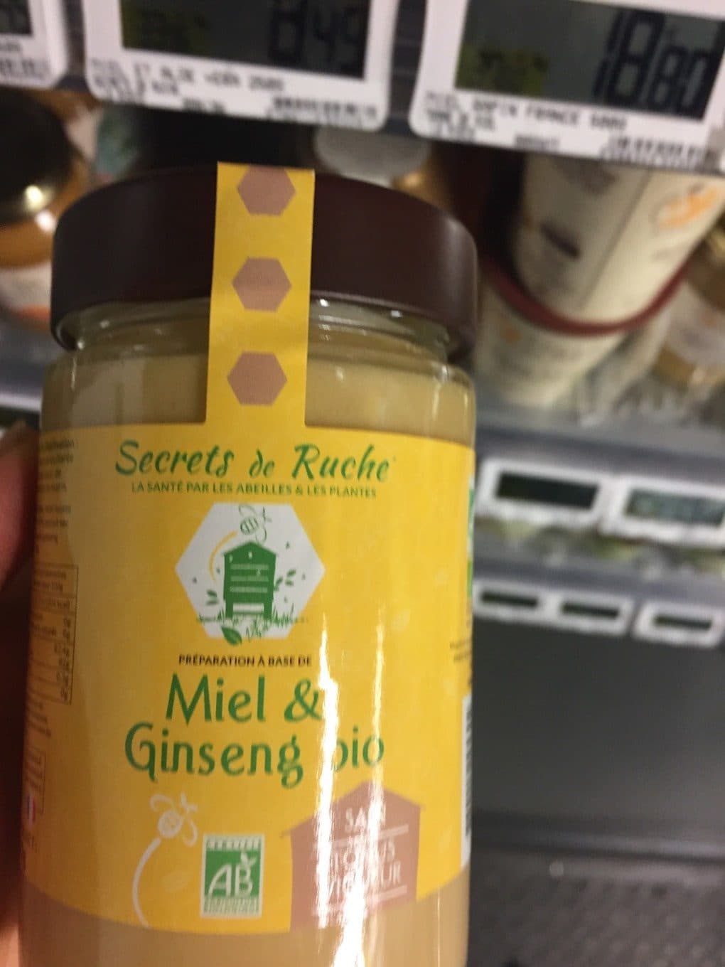 Secret De Ruche Miel Et Ginseng Bio packshot
