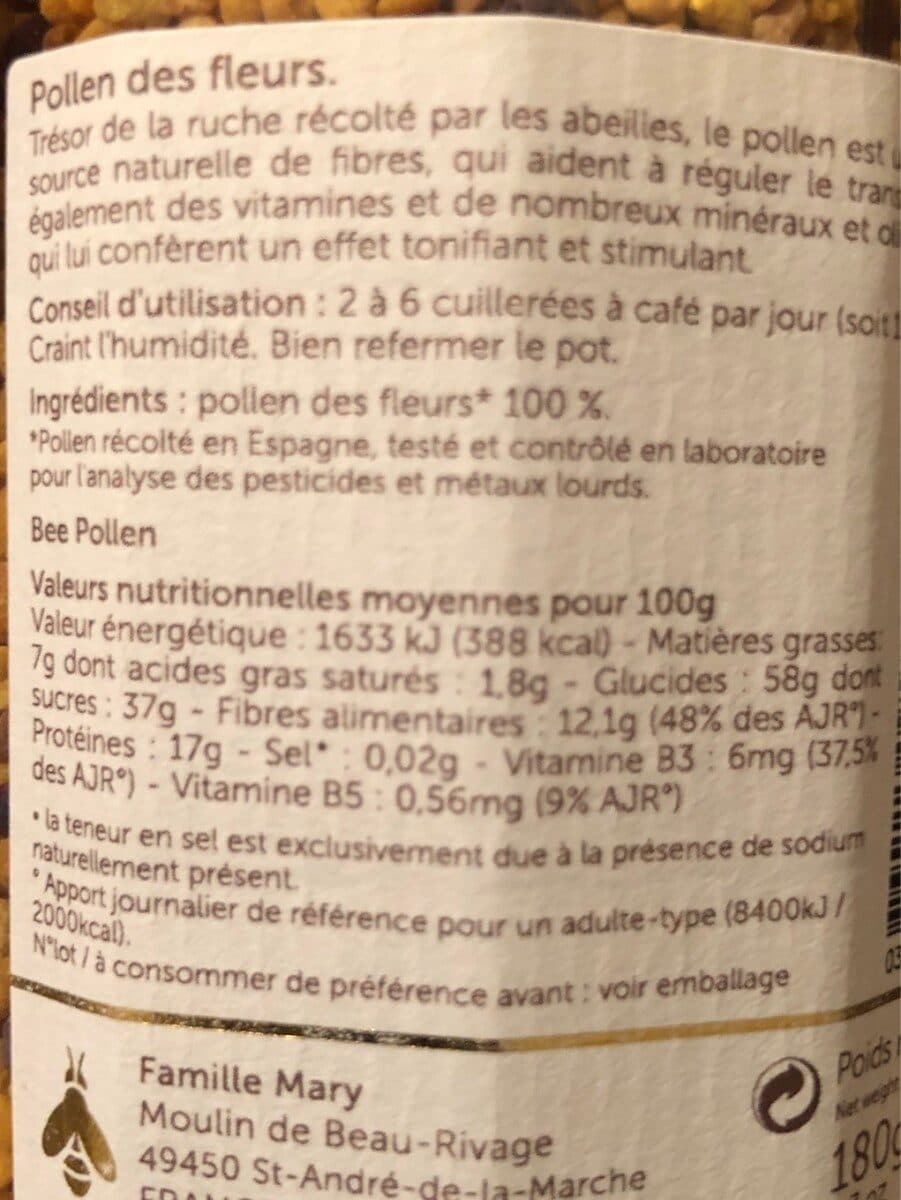 Famille Mary Pollen des fleurs packshot
