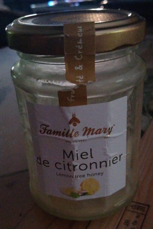 Famille Mary Miel de citronnier packshot